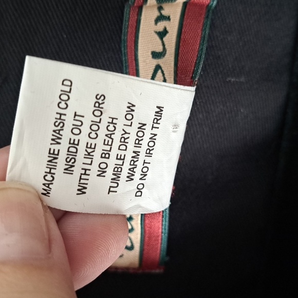 Tudor Court Haband Star-Studded Denim Jean Jacket 100% Cotton Black Size Large - Picture 8 of 8